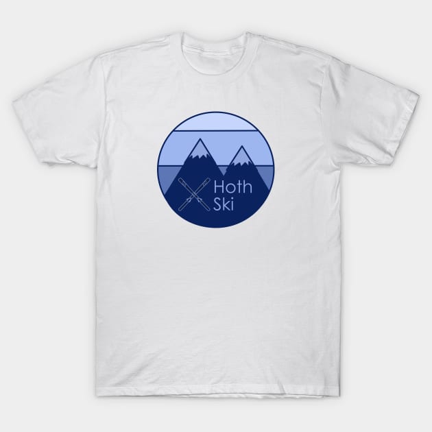 Hoth Ski T-Shirt by Sci-Emily